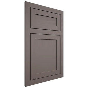 Shiloh Cabinetry Flush Inset Malibu Poplar Plain Cut Heatherstone Door