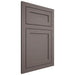 Shiloh Cabinetry Flush Inset Malibu Poplar Plain Cut Heatherstone Door