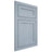 Shiloh Cabinetry Flush Inset Malibu Poplar Plain Cut Sky Door