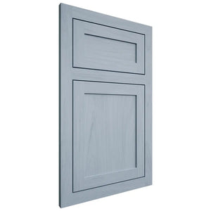 Shiloh Cabinetry Flush Inset Malibu Poplar Plain Cut Sky Door