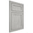 Shiloh Cabinetry Flush Inset Malibu Poplar Plain Cut Stratus Door