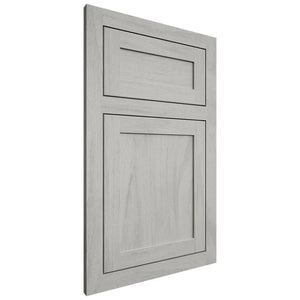 Shiloh Cabinetry Flush Inset Malibu Poplar Plain Cut Stratus Door