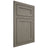 Shiloh Cabinetry Flush Inset Malibu Poplar Plain Cut Thyme Door
