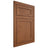 Shiloh Cabinetry Flush Inset Malibu Red Oak Plain Cut Braun Door