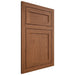 Shiloh Cabinetry Flush Inset Malibu Red Oak Plain Cut Braun Door
