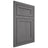 Shiloh Cabinetry Flush Inset Malibu Red Oak Plain Cut Cadet Door