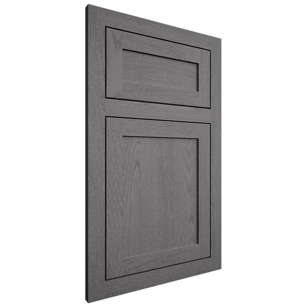 Shiloh Cabinetry Flush Inset Malibu Red Oak Plain Cut Cadet Door