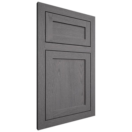 Shiloh Cabinetry Flush Inset Malibu Red Oak Plain Cut Cadet Door