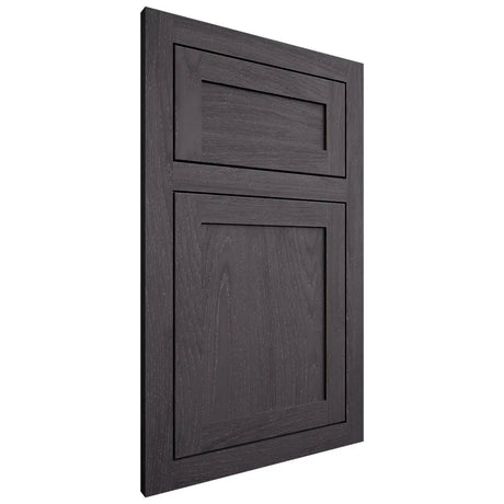 Shiloh Cabinetry Flush Inset Malibu Red Oak Plain Cut Harbor Door