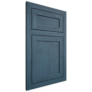 Shiloh Cabinetry Flush Inset Malibu Red Oak Plain Cut Hudson Door