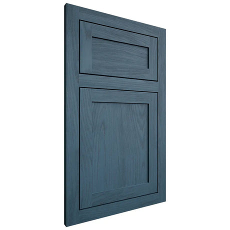 Shiloh Cabinetry Flush Inset Malibu Red Oak Plain Cut Hudson Door