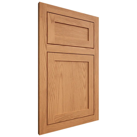 Shiloh Cabinetry Flush Inset Malibu Red Oak Plain Cut Medium Door