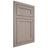 Shiloh Cabinetry Flush Inset Malibu Red Oak Plain Cut Sterling Door