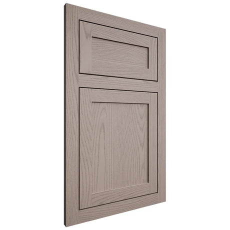 Shiloh Cabinetry Flush Inset Malibu Red Oak Plain Cut Sterling Door