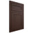 Shiloh Cabinetry Flush Inset Malibu Walnut Plain Cut Bison Door