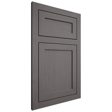 Shiloh Cabinetry Flush Inset Malibu Walnut Plain Cut Cadet Door
