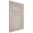Shiloh Cabinetry Flush Inset Malibu Walnut Plain Cut Seagull Door