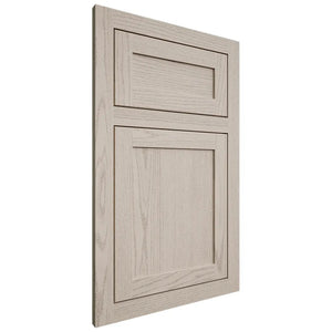 Shiloh Cabinetry Flush Inset Malibu Walnut Plain Cut Seagull Door