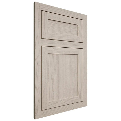 Shiloh Cabinetry Flush Inset Malibu Walnut Plain Cut Seagull Door