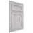 Shiloh Cabinetry Flush Inset Malibu Walnut Plain Cut Stratus Door