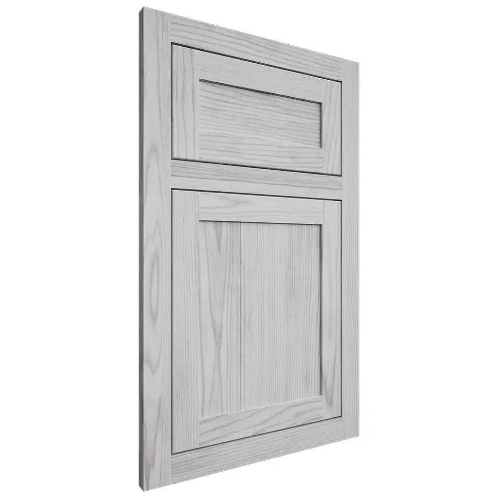 Shiloh Cabinetry Flush Inset Malibu Walnut Plain Cut Stratus Door