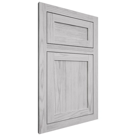 Shiloh Cabinetry Flush Inset Malibu Walnut Plain Cut Stratus Door