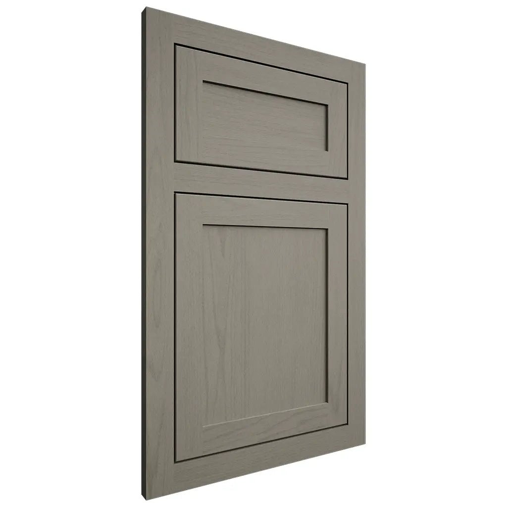 Shiloh Cabinetry Flush Inset Malibu Walnut Plain Cut Thyme Door