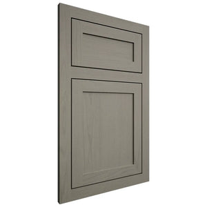 Shiloh Cabinetry Flush Inset Malibu Walnut Plain Cut Thyme Door