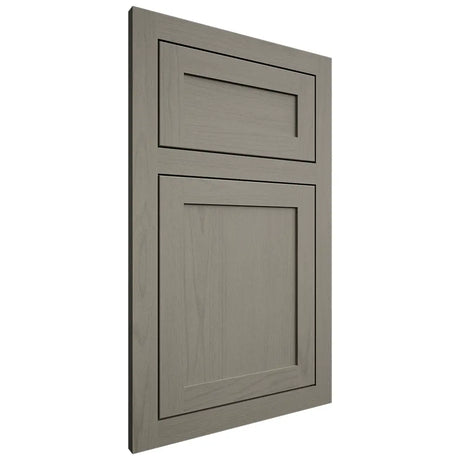 Shiloh Cabinetry Flush Inset Malibu Walnut Plain Cut Thyme Door