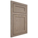 Shiloh Cabinetry Flush Inset Malibu White Oak Plain Cut Almond Door