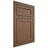 Shiloh Cabinetry Flush Inset Malibu White Oak Plain Cut Autumn Door