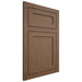 Shiloh Cabinetry Flush Inset Malibu White Oak Plain Cut Autumn Door