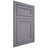 Shiloh Cabinetry Flush Inset Malibu White Oak Plain Cut Cadet Door