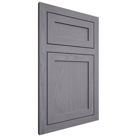 Shiloh Cabinetry Flush Inset Malibu White Oak Plain Cut Cadet Door