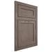 Shiloh Cabinetry Flush Inset Malibu White Oak Plain Cut Clay Door