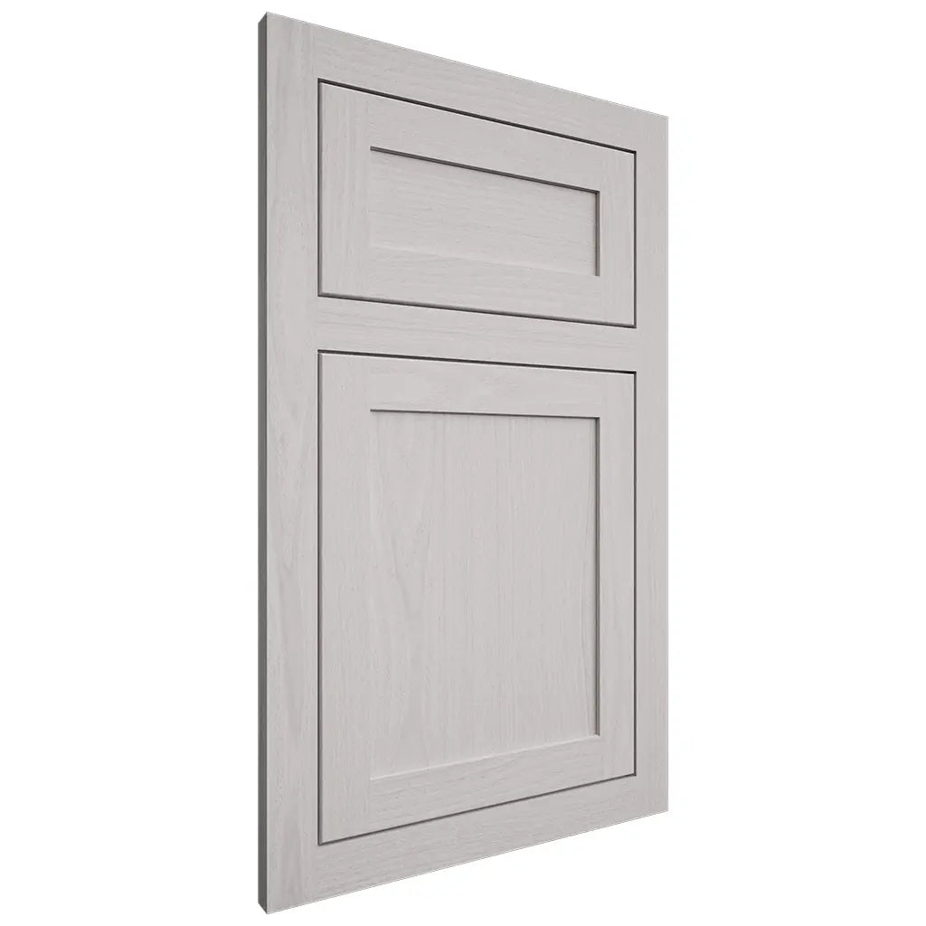 Shiloh Cabinetry Flush Inset Malibu White Oak Plain Cut Cotton Door