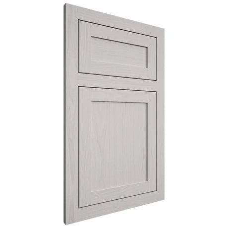 Shiloh Cabinetry Flush Inset Malibu White Oak Plain Cut Cotton Door