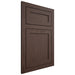Shiloh Cabinetry Flush Inset Malibu White Oak Plain Cut Dusk Door