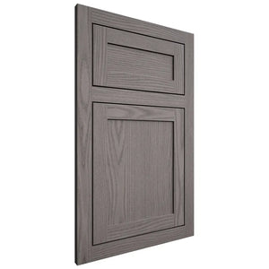 Shiloh Cabinetry Flush Inset Malibu White Oak Plain Cut Flagstone Door
