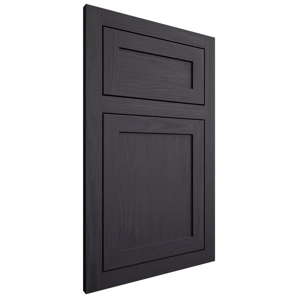 Shiloh Cabinetry Flush Inset Malibu White Oak Plain Cut Harbor Door
