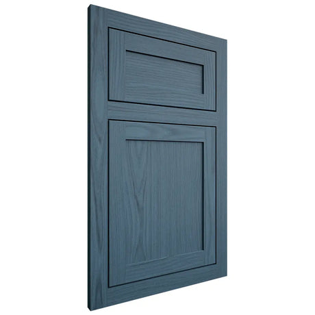 Shiloh Cabinetry Flush Inset Malibu White Oak Plain Cut Hudson Door