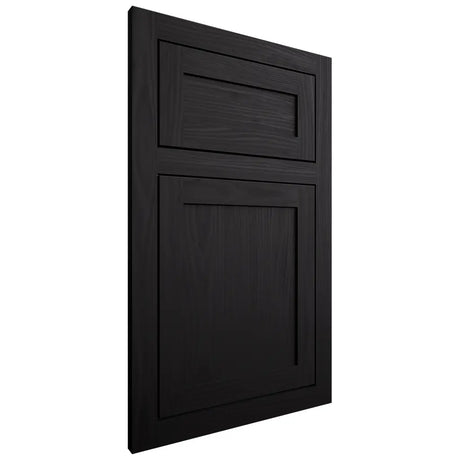 Shiloh Cabinetry Flush Inset Malibu White Oak Plain Cut Ink Door