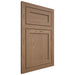 Shiloh Cabinetry Flush Inset Malibu White Oak Plain Cut Medium Door