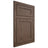Shiloh Cabinetry Flush Inset Malibu White Oak Plain Cut Mineral Door