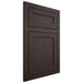 Shiloh Cabinetry Flush Inset Malibu White Oak Plain Cut Morel Door