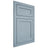 Shiloh Cabinetry Flush Inset Malibu White Oak Plain Cut Sky Door