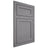 Shiloh Cabinetry Flush Inset Malibu White Oak Plain Cut Sterling Door