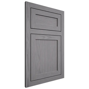 Shiloh Cabinetry Flush Inset Malibu White Oak Plain Cut Sterling Door