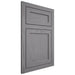 Shiloh Cabinetry Flush Inset Malibu White Oak Plain Cut Sterling Door