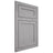 Shiloh Cabinetry Flush Inset Malibu White Oak Plain Cut Stratus Door